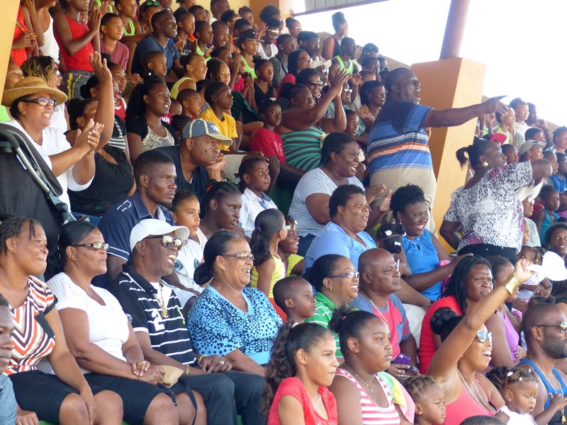 Spectators at the Sports Day